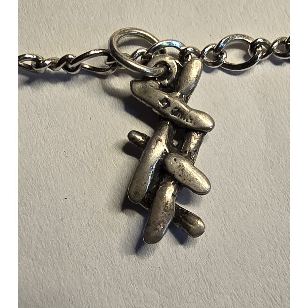 James Avery Sterling Charm Chain Necklace 24" w/13 Vintage Charms Sterling - Picture 9 of 16